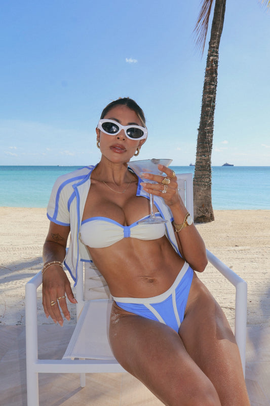 Gigi Crop top Marfil